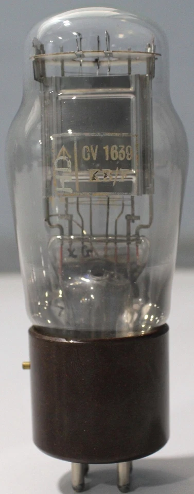 Válvula triodo electrónica 3A/141AY CV1639 STC 4101E WE101D DHT hecha en Inglaterra Foto 3 de 4