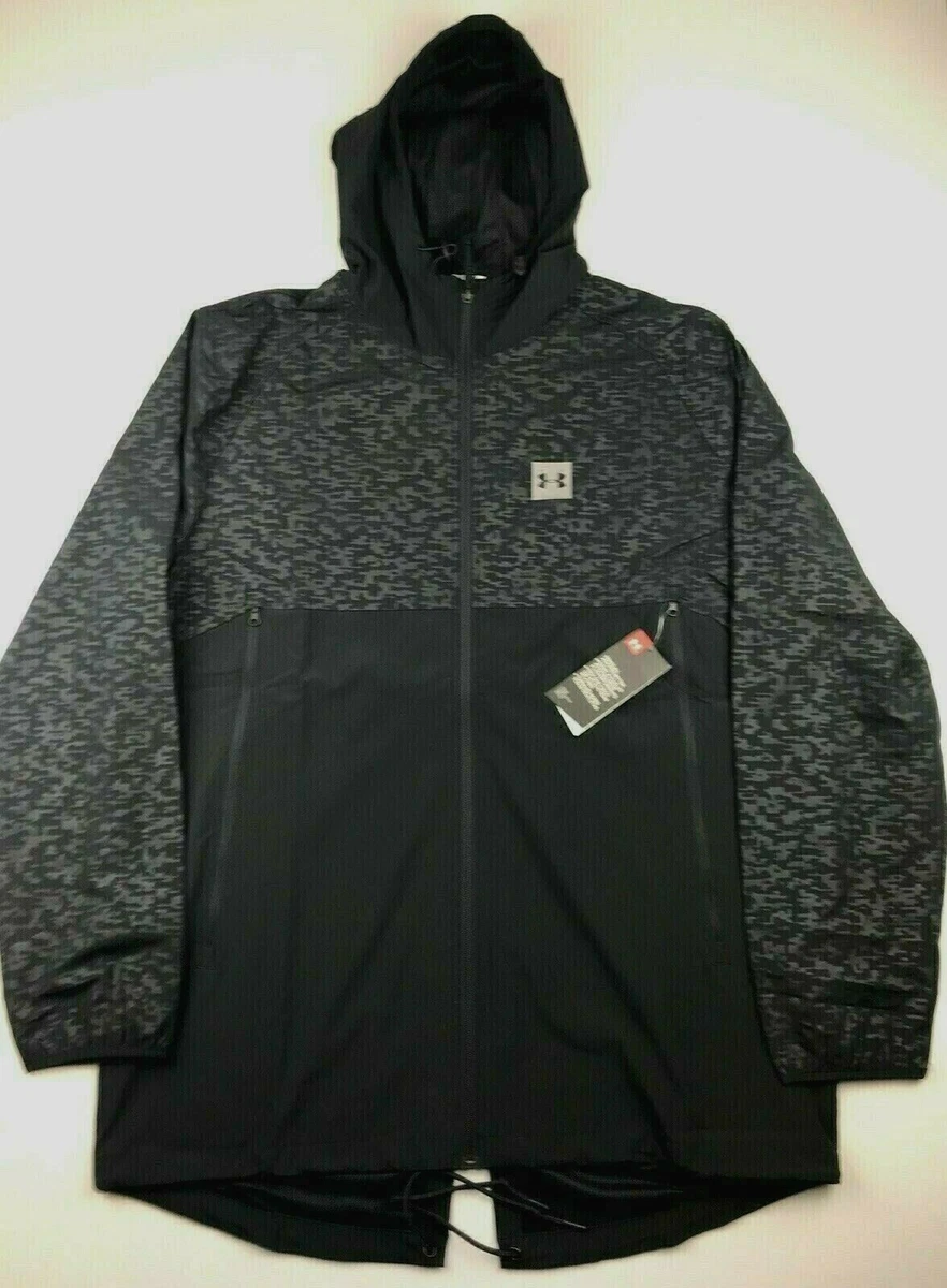 Under Armour Storm Mens XL Black Fishtail Full Zip Light Jacket