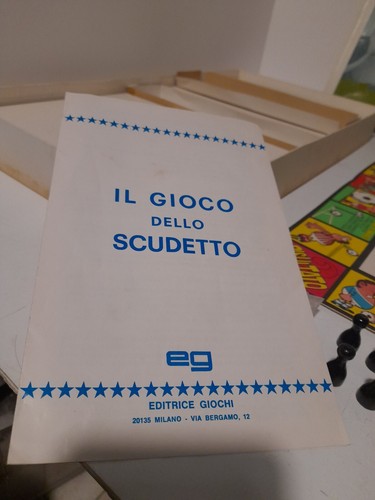 Il Gioco Dello Scudetto EG Anni 70 Gioco In Scatola Vintage Completo Italy - Foto 8 di 24