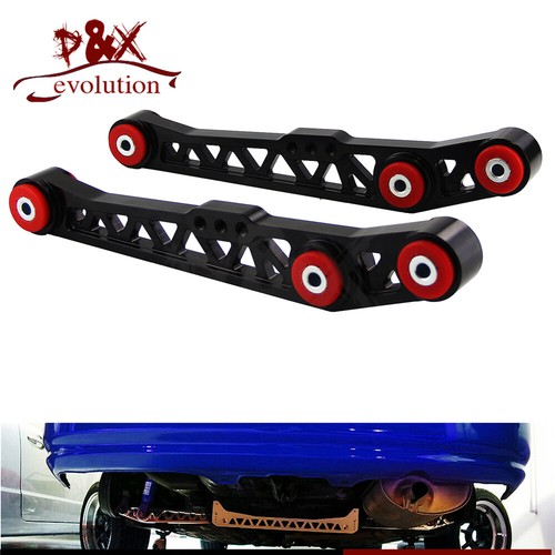 Black Rear Lower Suspension Control Arms for Honda Civic EG LCA 1992-1995 - Picture 1 of 9