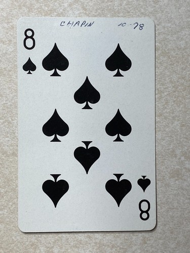 Vintage Caesar's Palace Las Vegas Casino Single Swap Playing Card PC332 - Picture 2 of 2
