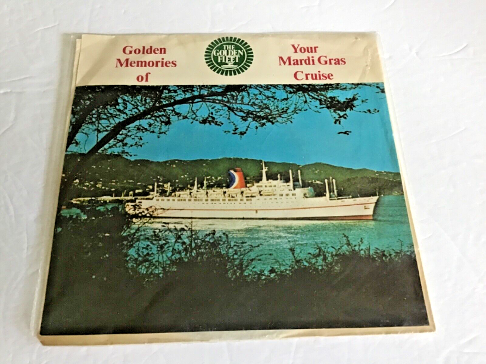 AS191  45RPM wPicSlv Sealed Golden Fleet Memories Of Your Marci Gras Cruise Ship