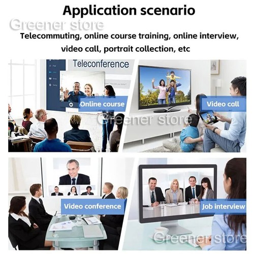 Camera 1080P HD Computer USB Built In Microphone Web Network Camera Auto Focus - Picture 11 of 13