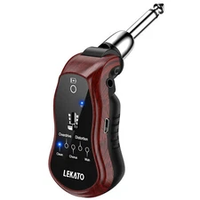 LEKATO Guitar Effect Headphone Amplifier Bass Guitar Practice Amp with Bluetooth