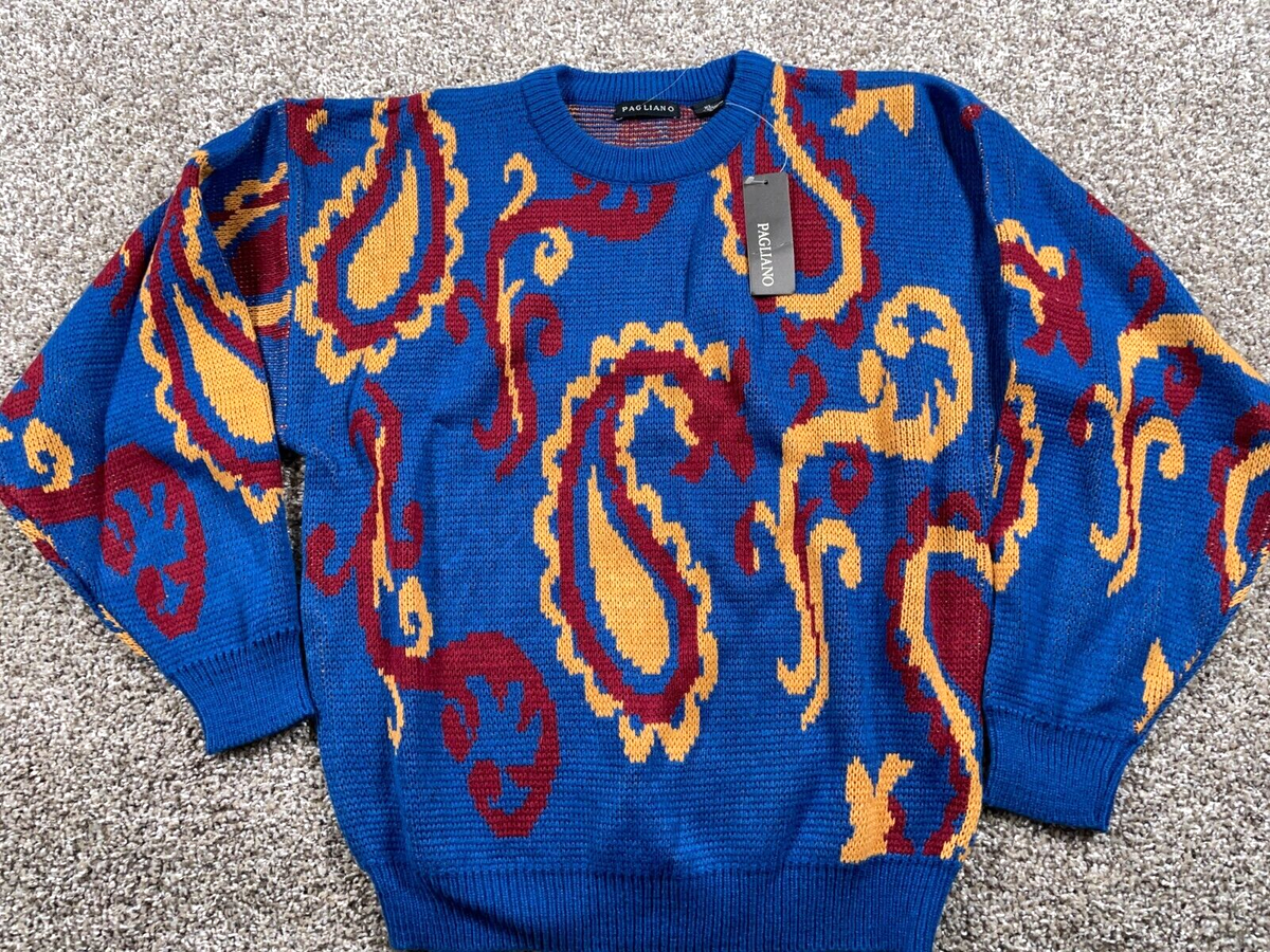 トップス CHALLENGER/BIG PAISLEY C/N SWEATER CHALLENGER