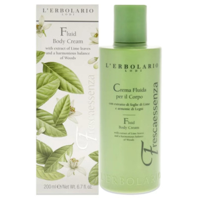 L ERBOLARIO: Fluid Body Cream Frescaessenza 6.7 oz