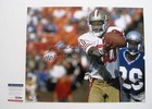 JERRY RICE SIGNED/AUTOGRAPHED SAN FRANCISCO 49ers 16x20 PHOTO w/HOF 2010-PSA/DNA