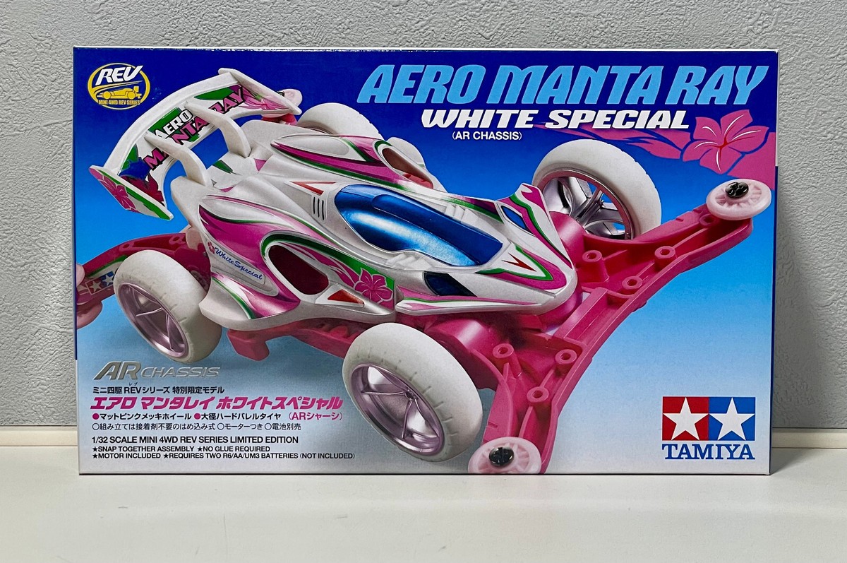 タミヤ ミニ四駆限定シリーズ エアロマンタレイ ホワイトスペシャル (ARシャーシ) 94972 rdzdsi3 タミヤ ミニ四駆限定シリーズ エアロマンタレイ ホワイト