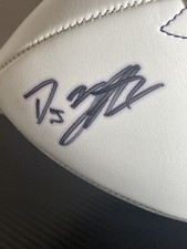 DJ UIAGALELEI SIGNED CLEMSON TIGERS LOGO FOOTBALL Fanatics Certified NEW