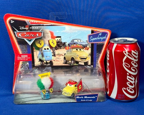 GUIDO & LUIGI Pixar Cars FERRARI FANS Supercharged MOVIE MOMENTS 2-Pack K5928