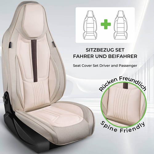 Nio ET5 EL7 ET7 Baujahr ab 2022 kompatible Schonbezüge in Beige DS4 - Bild 6 von 10