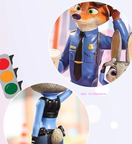 Enesco Toy Zootopia Judy And Nick Interaction Resin (Police Uniform Ver) InStock - Picture 11 of 14