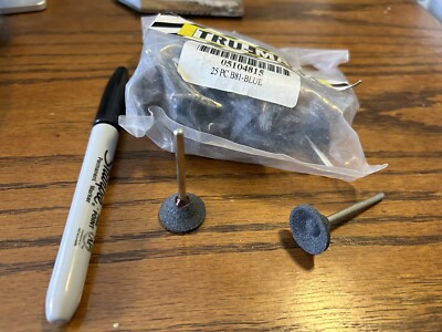 Grinding bits for Dremel tool, Inverted cone, cup, 1/8 shank , Lot of 25,  NEW
