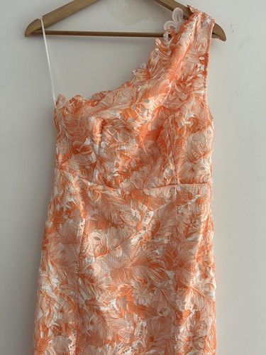 All About May Maxi Dress Oaklynn Orange Size 12 Aus 8 US New Flowers - Picture 6 of 12