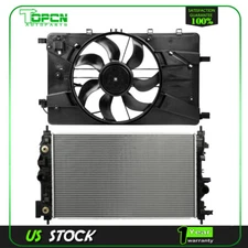Radiator and Cooling Fan Assembly For 2010 2011 2012-2014 2015 Chevrolet Cruze