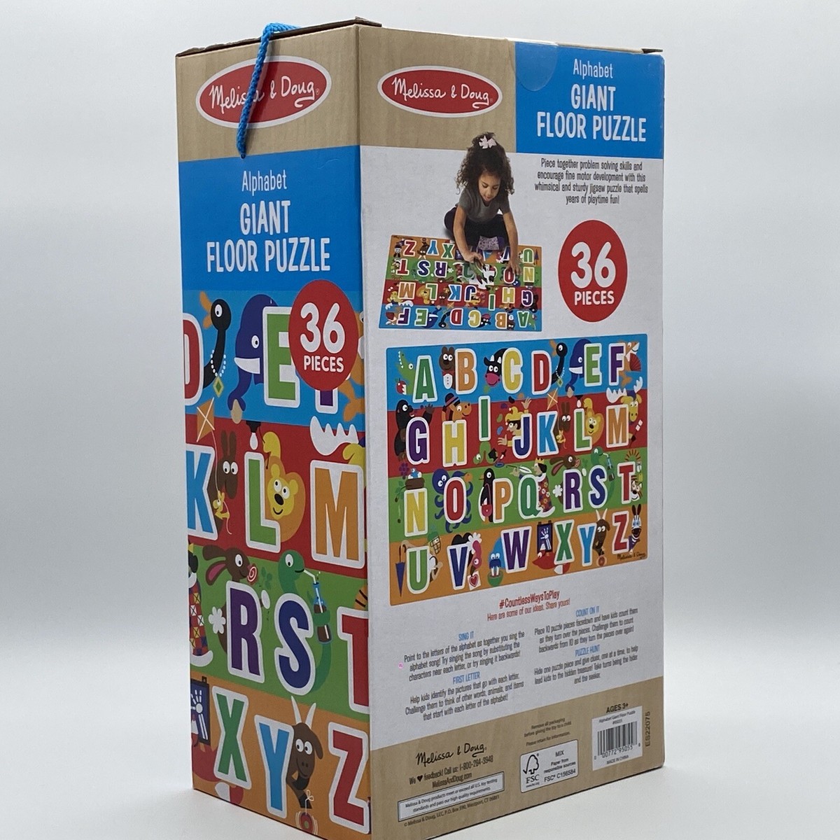 NEW SEALED Melissa & Doug Alphabet GIant Floor Puzzle 36 Pieces