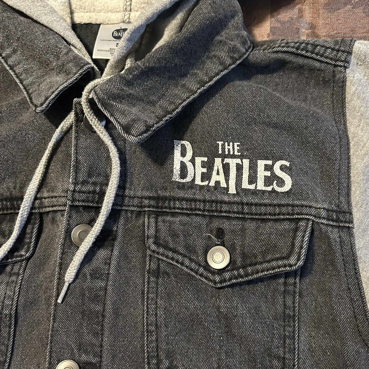 THE BEATLES　ザ.ビートルズ　Gジャン（L）B 1980's Retro Vintage “the Beatles ” Print Denim Jacket. - Etsy