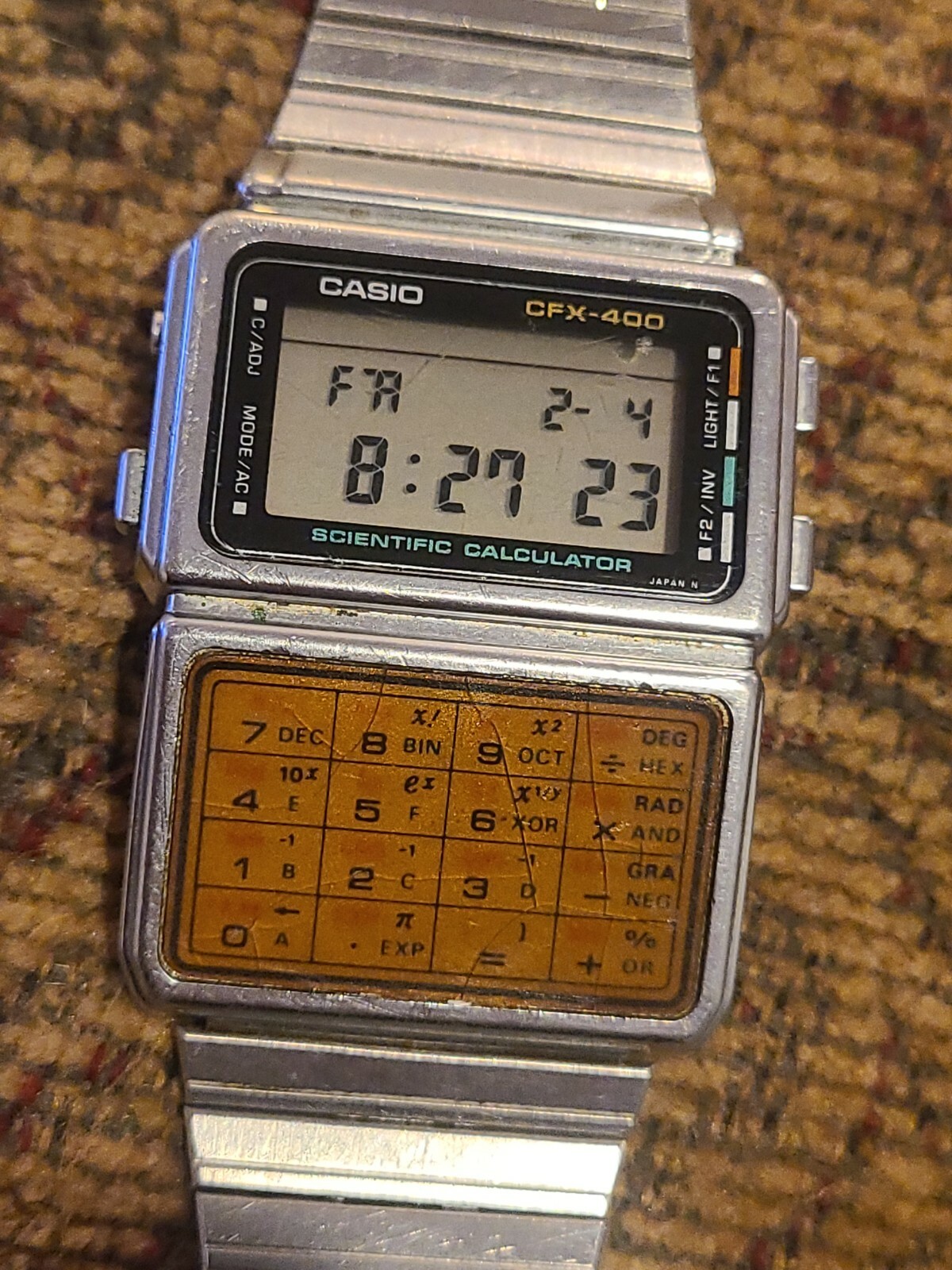 Casio Cfx-400 Scientific Calculator Watch Module 463 NOS for sale online |  eBay