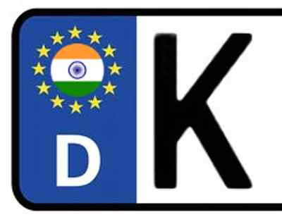 4x license plate sticker number plate India sticker
