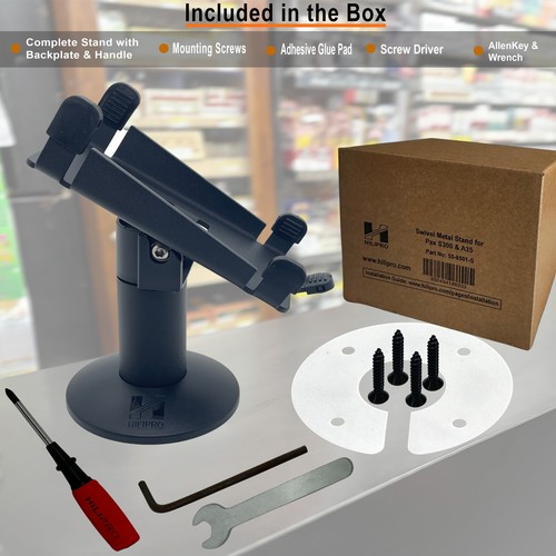 Punto de venta Soporte giratorio para terminal de máquina de tarjetas de crédito Dejavoo Z8 y Z11 - Imagen 3 de 14