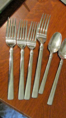 * Oneida ATTALIA Stainless 18/0 China Glossy Silverware 7 PCS