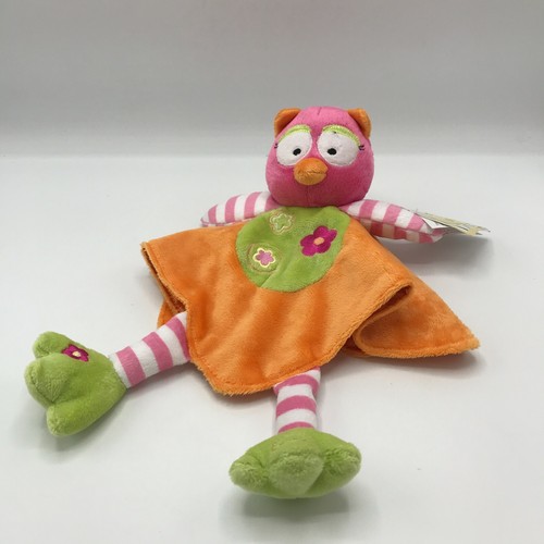 Rashti & Rashti Baby Starter Lovey 11,5" Eule orange pink - Bild 8 von 8