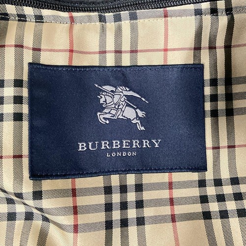 Burberry London Long Balmacaan Coat Black Size LL Outerwear - Picture 3 of 6