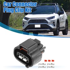 1 Set 3 Pin Speed Sensor Connector Adapter Plug Clip Kit Replaces for Toyota