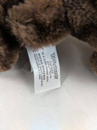 Peluche Mighty Star Tazmanian Devil Taz 9 pulgadas 1993 peluche - Imagen 4 de 5