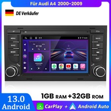 Per Audi A4 2000-2009 Android 13.0 Carplay autoradio GPS NAVIGATORE SATELLITARE BT SWC FM DAB+