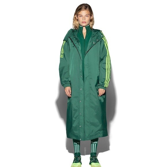 adidas Originals Beyonce Triple Green Trench Long IVY PARK adidas Originals Beyonce Triple Green Trench Long IVY PARK