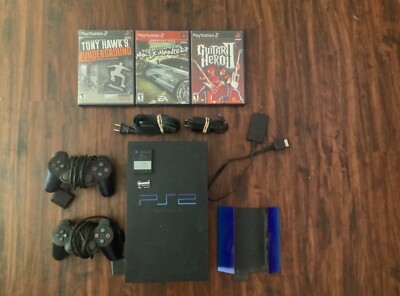 Sony PlayStation 2 Console - Black (SCPH-39001)