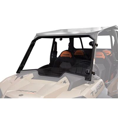 Tusk UTV Full View Glass Windshield with Windshield Wiper For Polaris RZR