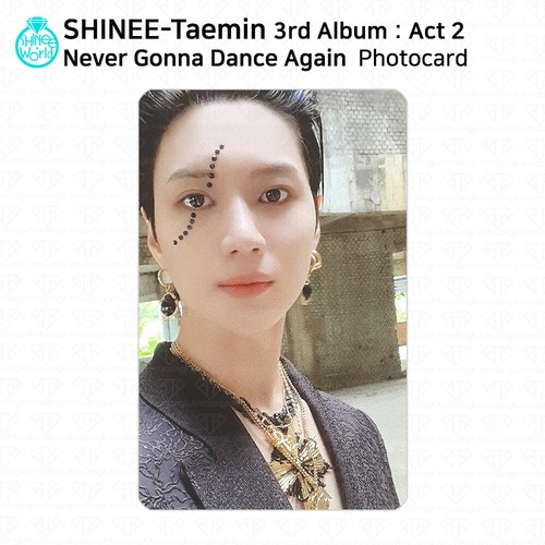 SHINee Taemin 3nd Album Act 2 Never Gonna Dance Again Photocard Photo Slide KPOP - Picture 15 of 27