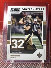 2017 Score Fantasy Stars #12 Drew Brees New Orleans Saints HOF