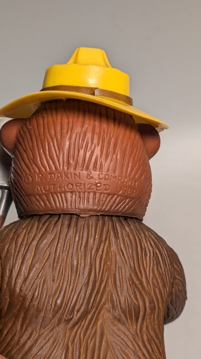 Smokey The Bear Dakin Plastic Figure Forest Fire Rescue NICE w