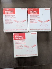 9 Pack PROJECT SOURCE 0650150 90-DEGREE CONNECTOR