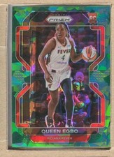 Queen Egbo 190 2022 Panini Prizm Green Ice Prizm - Rookie RC (Fanatics)