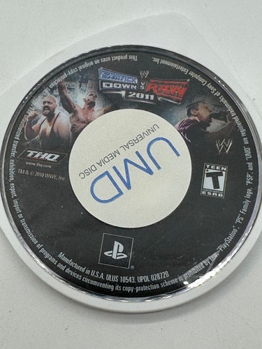 WWE SmackDown vs Raw 2011 (Sony PSP, 2010) TESTED & WORKS - Picture 4 of 4