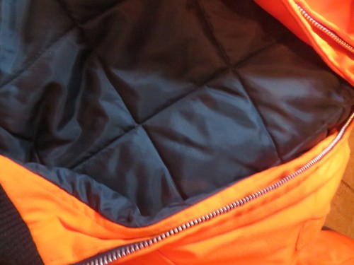 Sears Jacket Men's Large Orange Hooded Outdoors Hiking Hunting - Picture 9 of 11