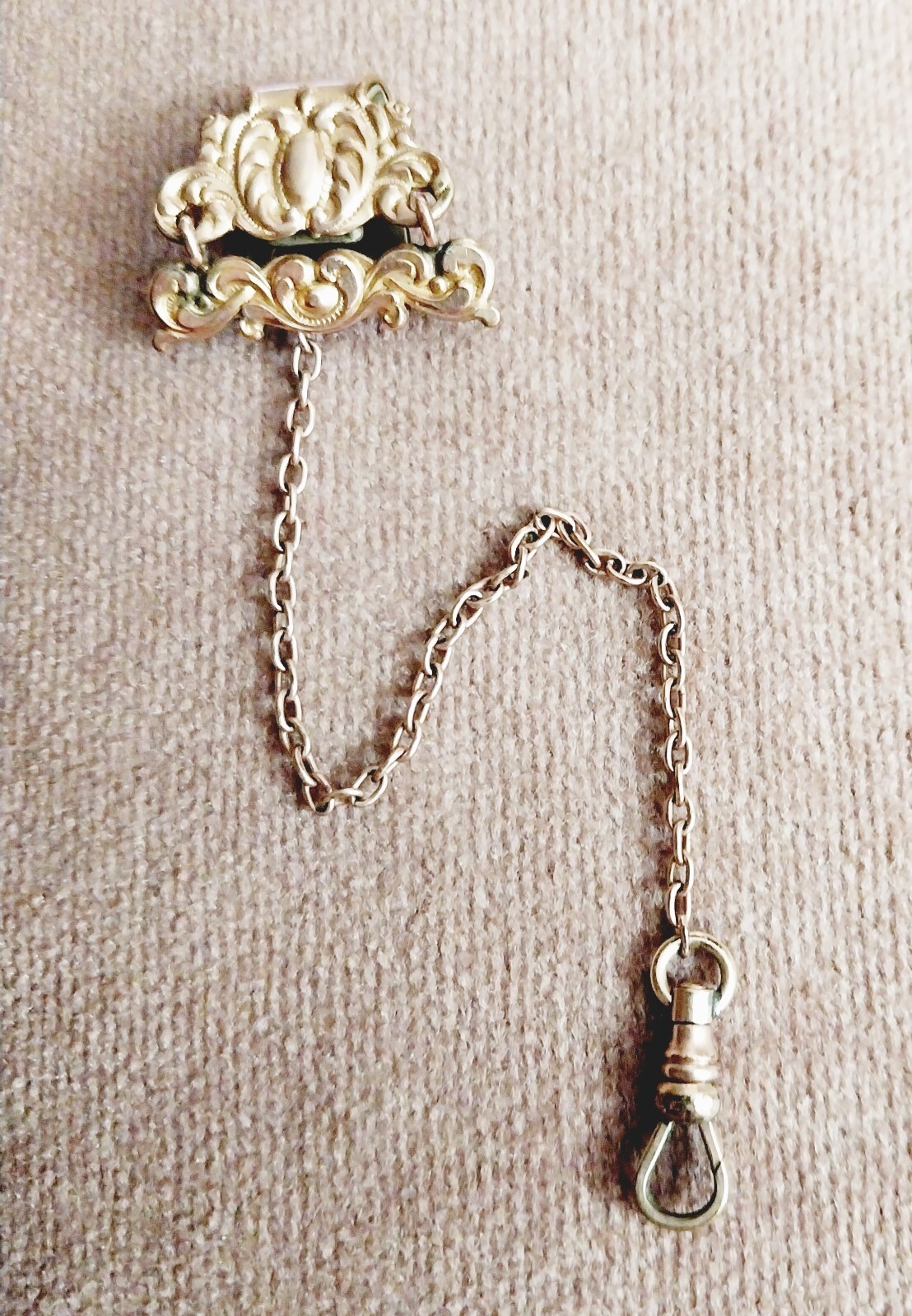 Antique Bates & Bacon Pocket Watch Fob Chain (F1)