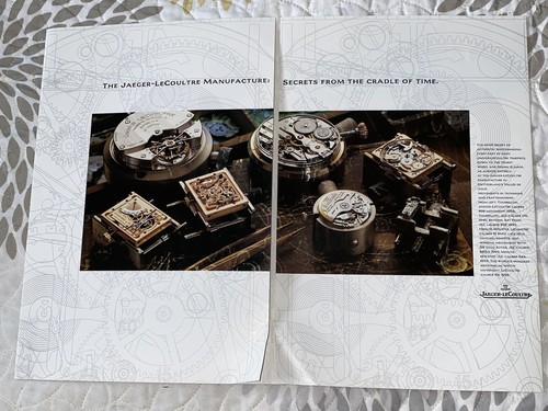 Watch Booklet/Brochure-Jaeger-LeCoultre Watchmaking, Secrets - Picture 1 of 6