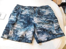 Reel Legends Mens Board Shorts swim UPF50 Water Repellent XXL Neutral Plams