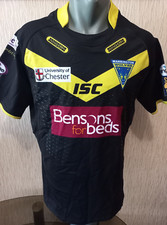ISC Warrington Wolves rugby jersey shirt Size M 
