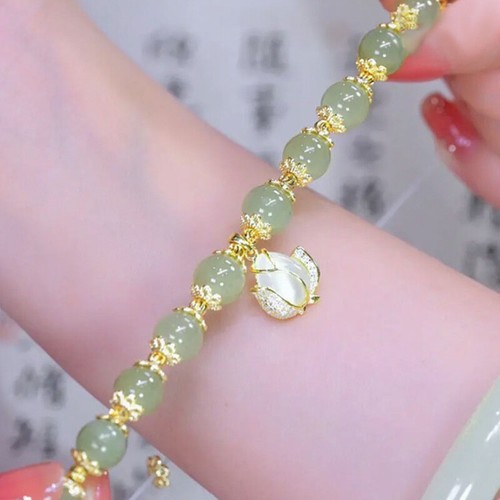 Bracelet Vintage Argenté Ultra-léger - Modèle Maillon Décoré Signé 4063 - Occasion