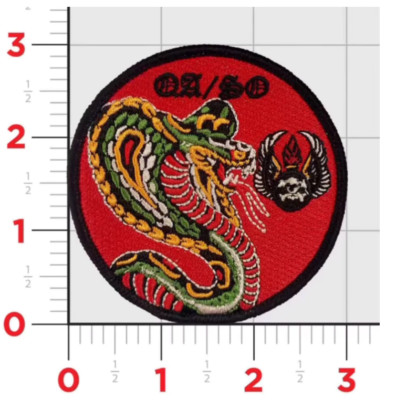 MARINE CORPS HMLA-367 SCARFACE QA/SO HOOK & LOOP EMBROIDERED PATCH
