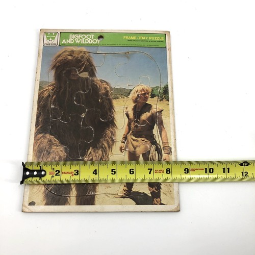 Vintage Bigfoot And Wildboy Frame Tray Puzzle 1978 Whitman Printed In USA - Picture 6 of 7