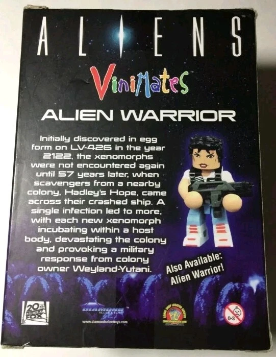 ViniMates - DIAMOND SELECT TOYS - ALIENS - Alien Warrior Vinyl Figure 2016 - NIB - Image 3 of 4
