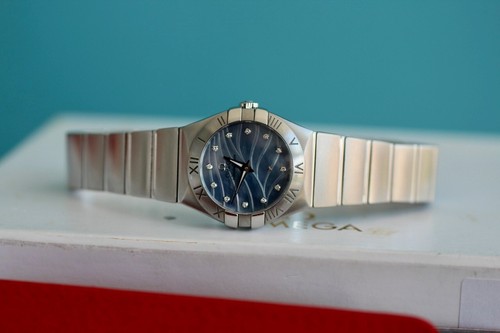 Omega Constellation Ladies Diamond Dial 27mm 12310276057001 2015 Full Set - 第 11/18 張圖片