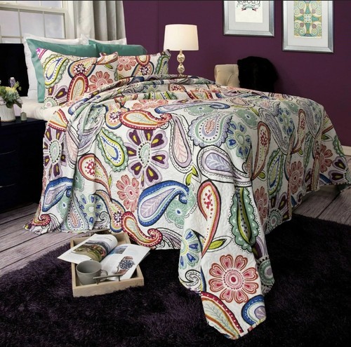 ⚡️Lavish Home Quilt Set 300-TC 